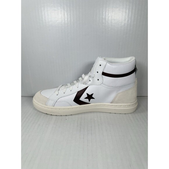 Size 10 Mens Converse Pro Blaze Classic Mid Shoes White Bloodstone Egret A08644C - Picture 4 of 8